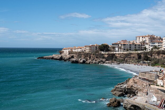 Mountains and sea sea and sand