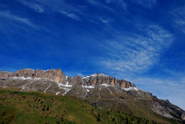 Mountains and sky