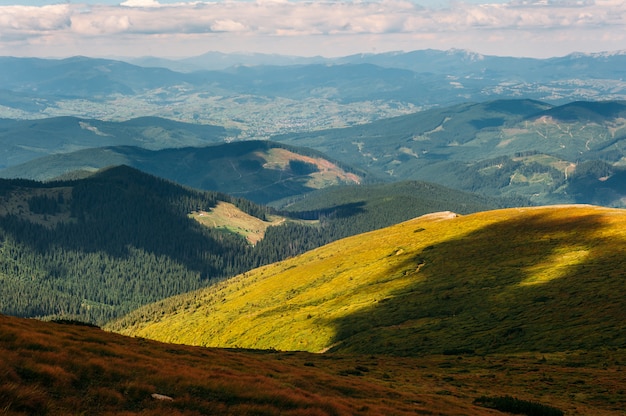 Mountains in summer