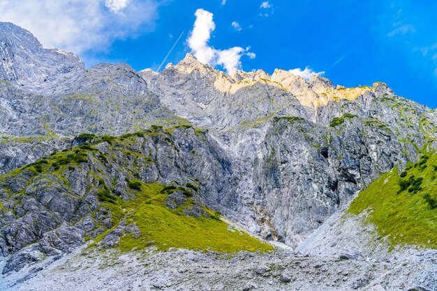 Mountains valley near Koenigssee Konigsee Berchtesgaden National Park Bavaria Germany