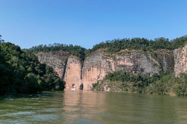 Mountains with world geology and Danxia landform