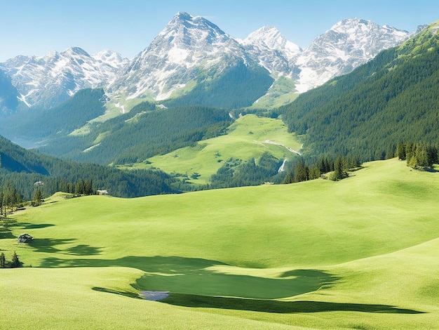 Photo mountainscapes alpine landscapes