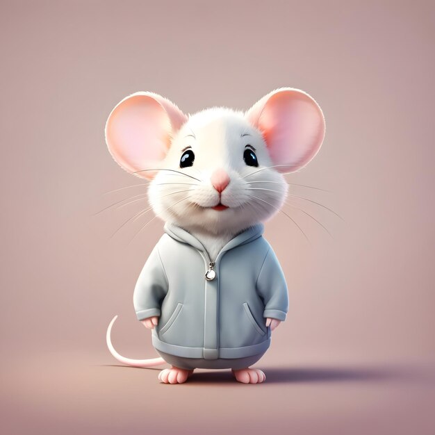 Mouse animal illustration ai generative