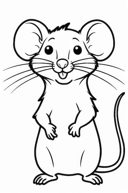 Photo mouse drawing