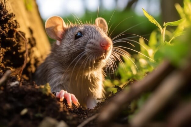 生息地のネズミ