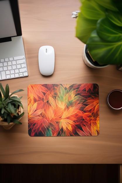 Foto mouse pad mockup