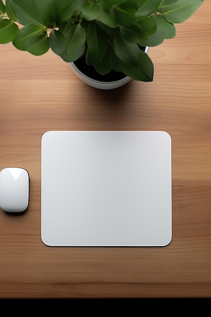 Photo mouse pad mockup