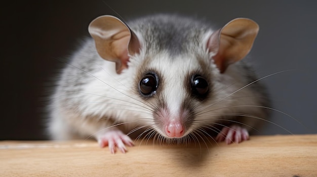 A mouse with a big eye