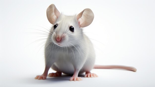 Premium AI Image | Mouse with white background