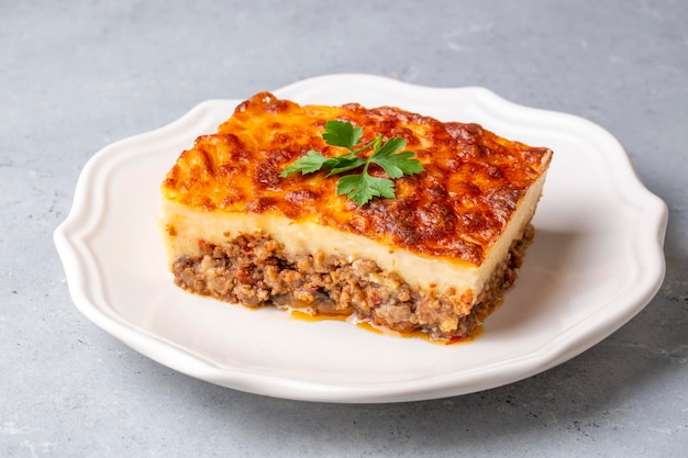 Moussaka - a traditional greek dish