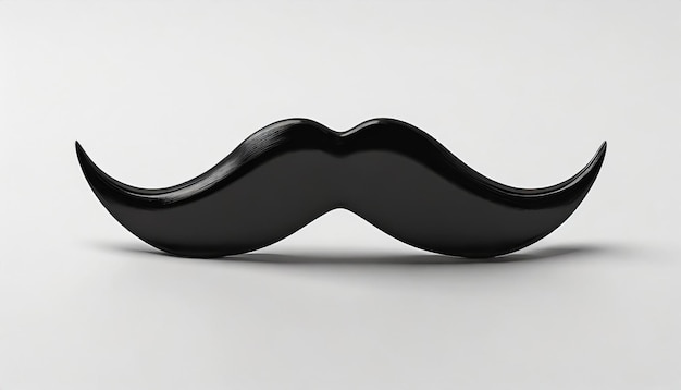 Photo moustache illustration 3d