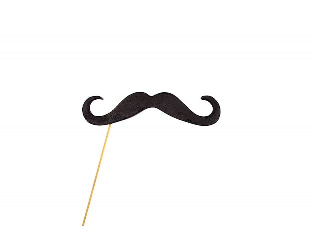 Moustache  stick (isolated on white)