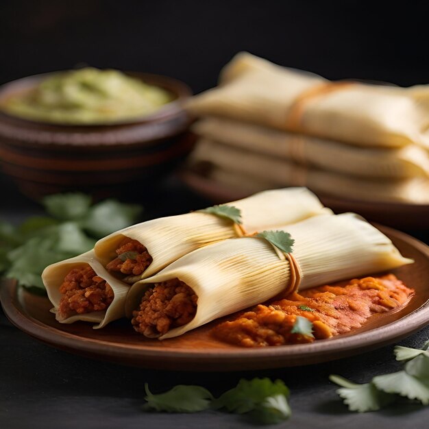 Photo mouth watering tamales design