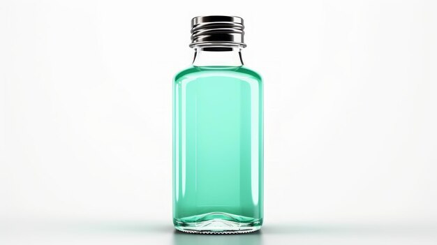 Mouthwash geïsoleerd op witte achtergrond