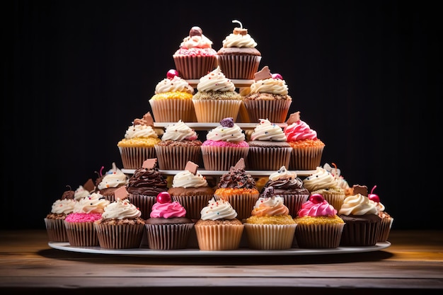 Mouthwatering Cupcake Display