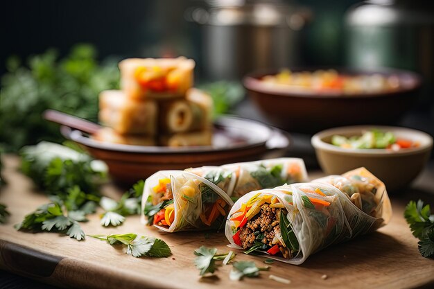 Mouthwatering Homemade Spring Rolls