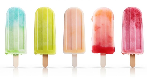 Photo mouthwatering ice pops free photo hd background