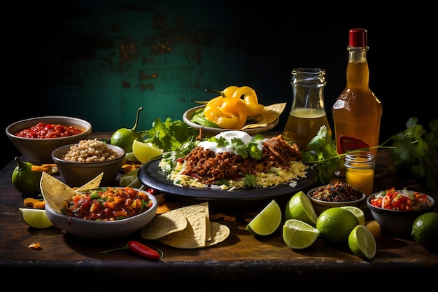 Mouthwatering mexican toppings mexican food