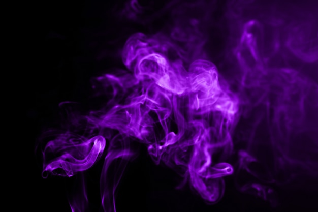 Movement of smoke abstract on background