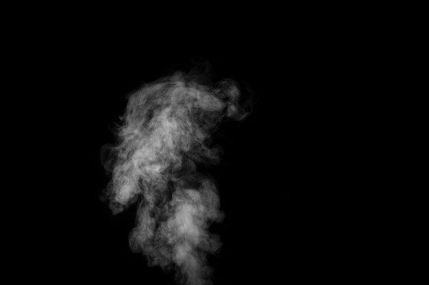 Movement of smoke on black background smoke background abstract smoke on black background