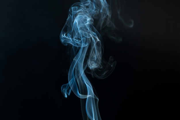 Movement of white smoke