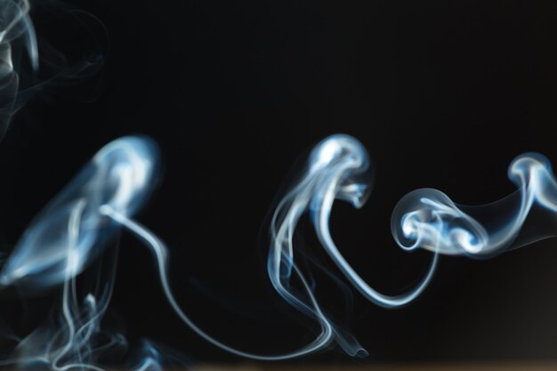 Photo movement of white smoke