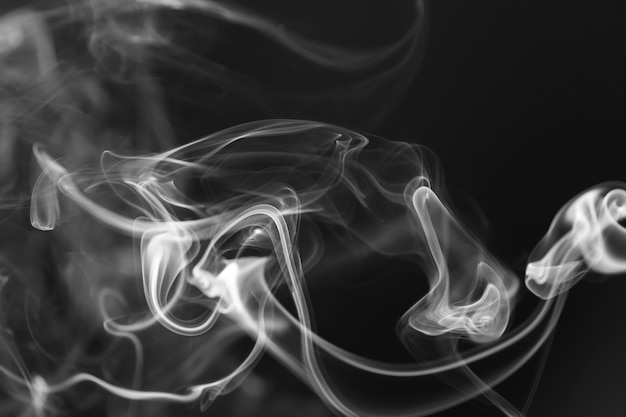 Movement of white smoke