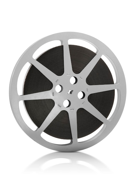 Movie Reel on White Background