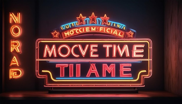 Movietimeneonsignsign