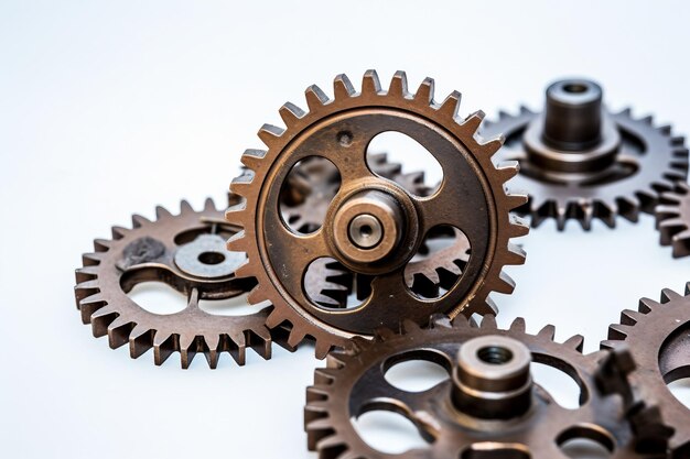 Moving Gears in Industrial Mechanism