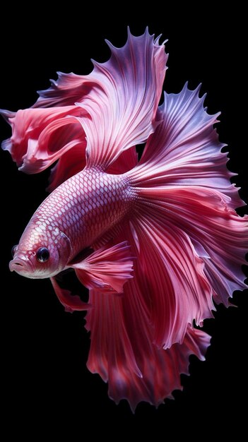 the moving moment beautiful of siamese fighting fish in thailand