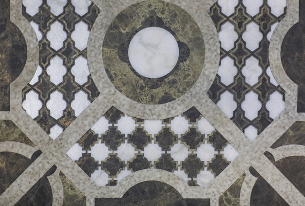 Foto mozaïek abstract geometrisch patroon keramiek tegel