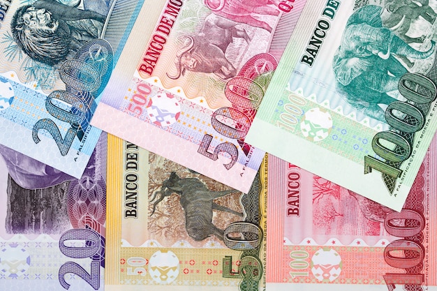 Mozambikaans geld - een zakelijk bedrijf