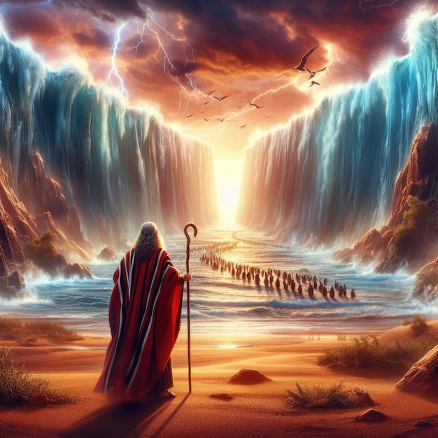 Mozes scheidde de Rode Zee