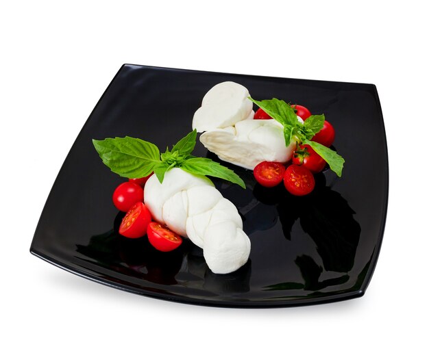 Mozzarella di bufala, prodotto caseario tipico della regione campania del sud italia.