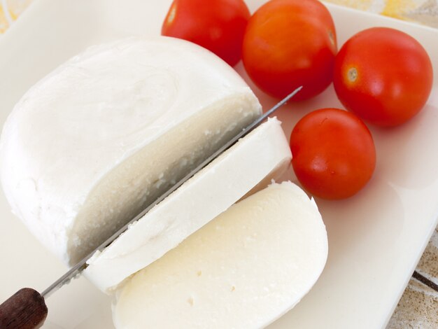 mozzarella en tomaten