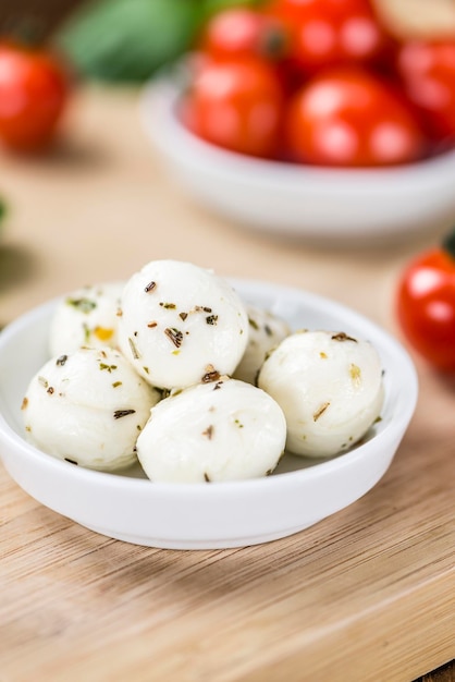 Mozzarella Kaas Met Kruiden En Olie