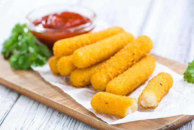 Mozzarella Sticks gefrituurd