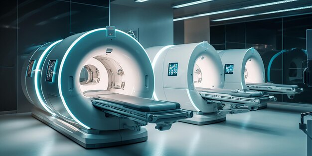 사진 mri 자기 공명 이미징 기기