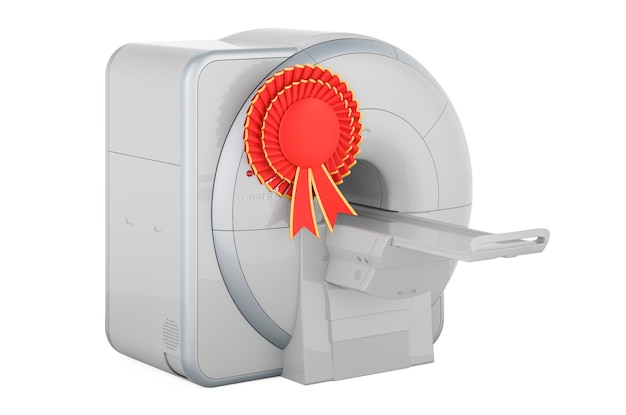 MRI met beste keuze badge 3D-rendering