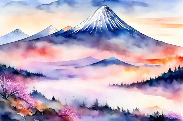 mt-fuji-with-cherry-blossoms- mt-fuji-with-cherry-blossoms-