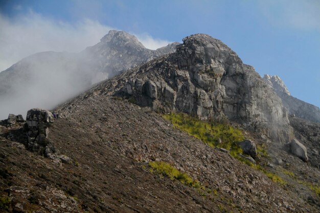 mt merapi against sky