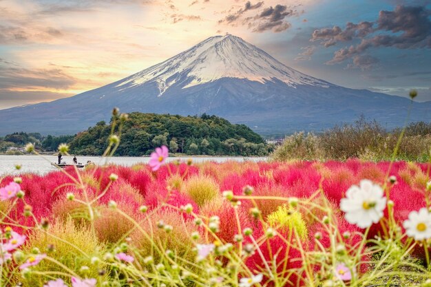 Photo mtfuji in fall