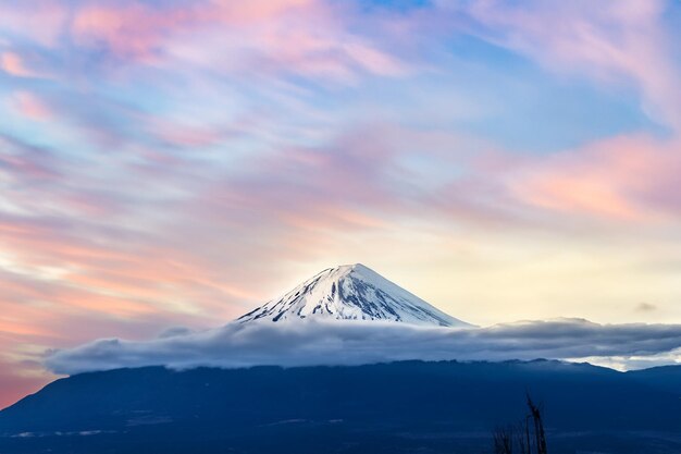 写真 フジ山の日の出