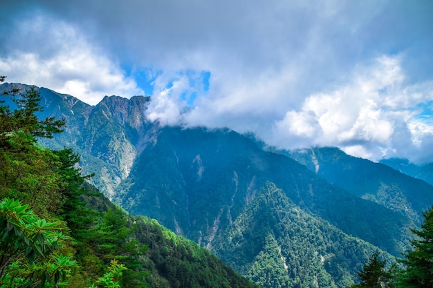 MtJade Mountain Yushan 풍경 대만 섬에서 가장 높은 산