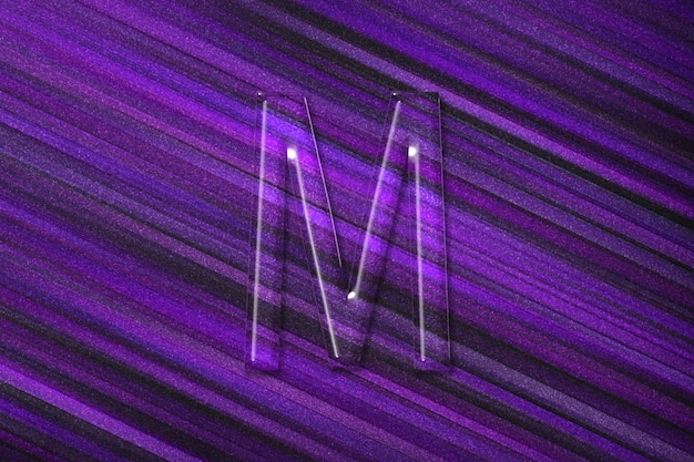 Mu sign mu letter greek alphabet symbol violet background