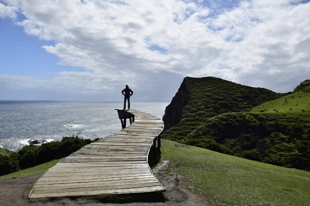 Muelle de las Almas Dock of Souls op het eiland Cucao Chiloe, Chili