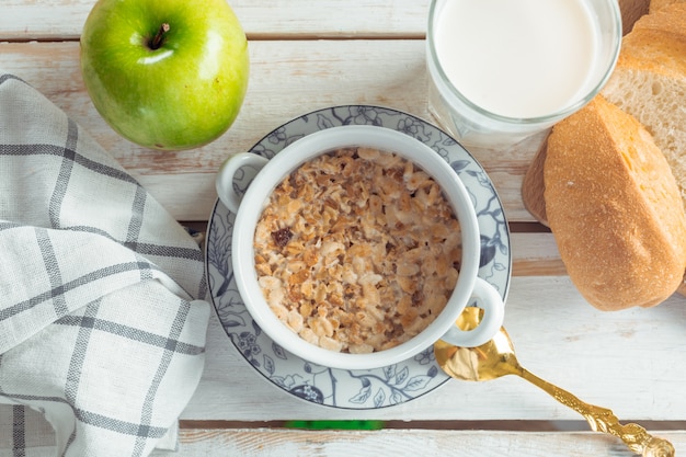 Muesli breakfast