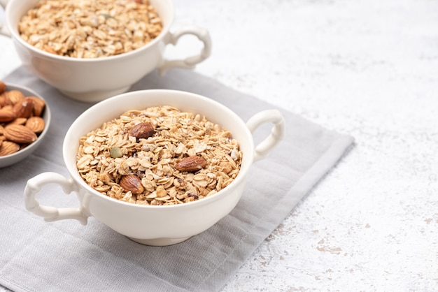 Muesli, havermout met amandel