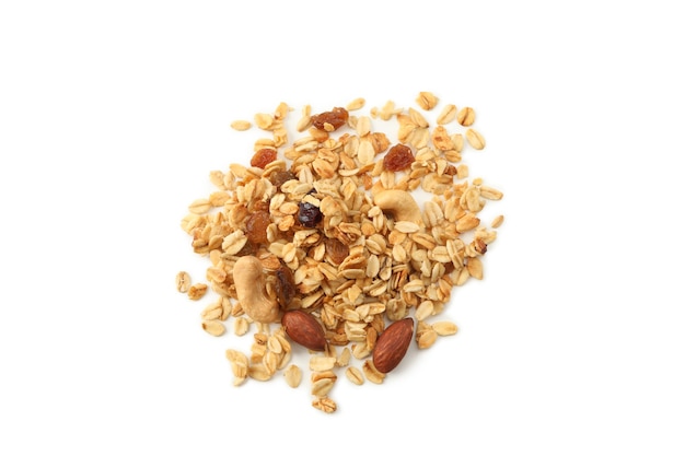 Muesli met noten en rozijnen